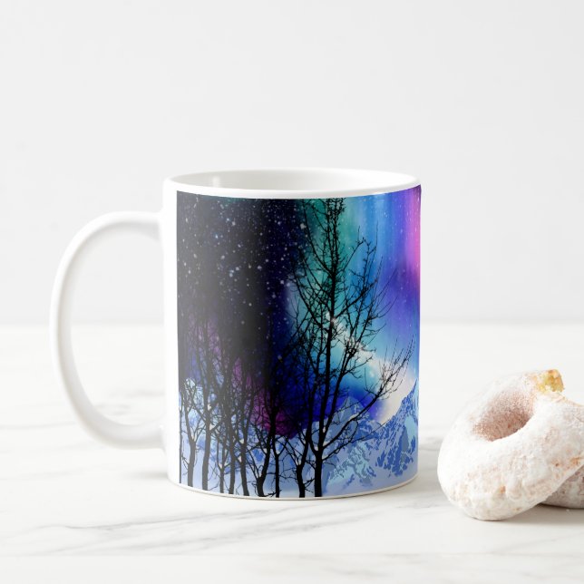 Caneca De Café Faróis de inverno (Com Donut)