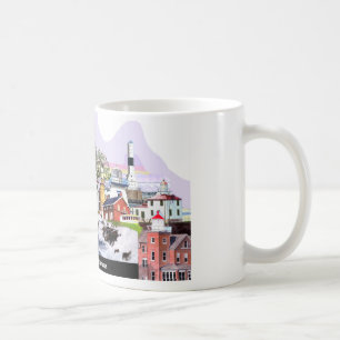 Caneca De Café Faróis do Lago Erie