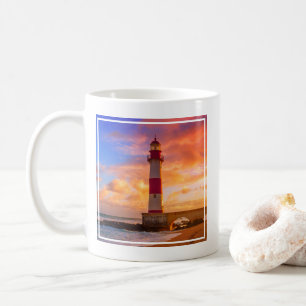 Caneca De Café Faróis   Farol de Itapuã Bahia Brasil