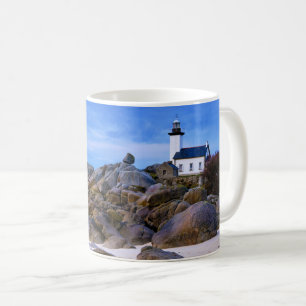 Caneca De Café Faróis Phare de Pontusval França Finistere
