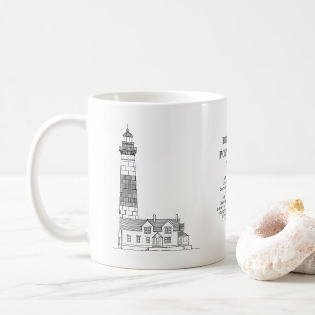Caneca De Café Farol Big Sable Point - Michigan - BD (Com Donut)