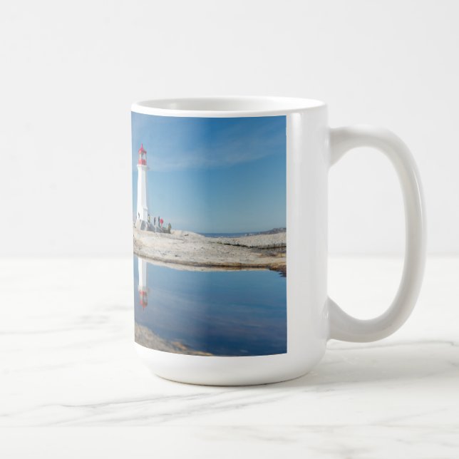 Caneca De Café Farol | Canadá da angra de Peggy (Direita)