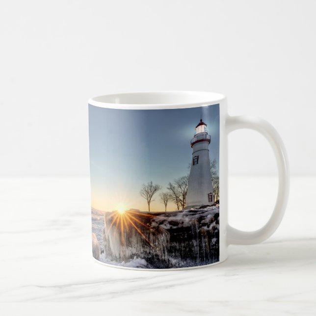 Caneca De Café Farol da cabeça de sangria (Direita)