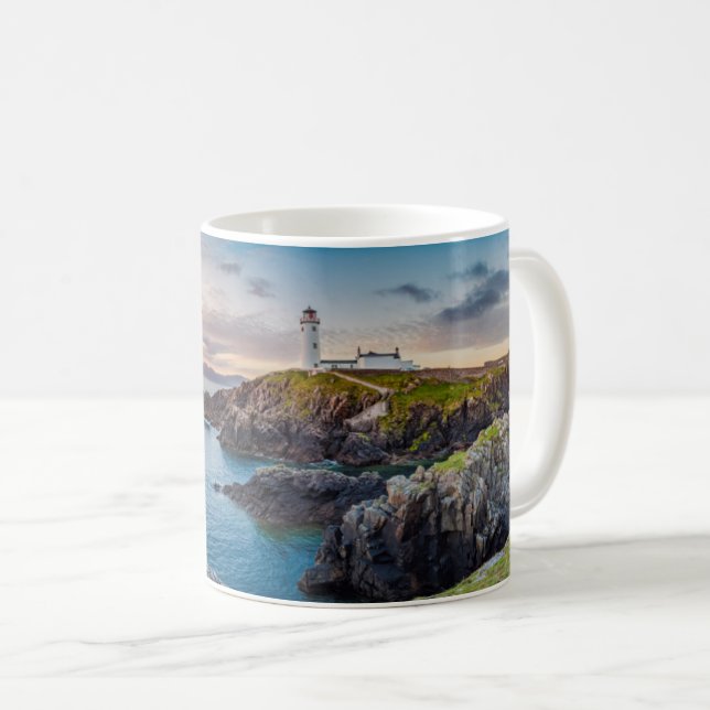 Caneca De Café Farol da cabeça do calço | Donegal, Irlanda (Frente Esquerda)