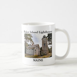 Caneca De Café Farol da Ilha Baker, Maine Mug