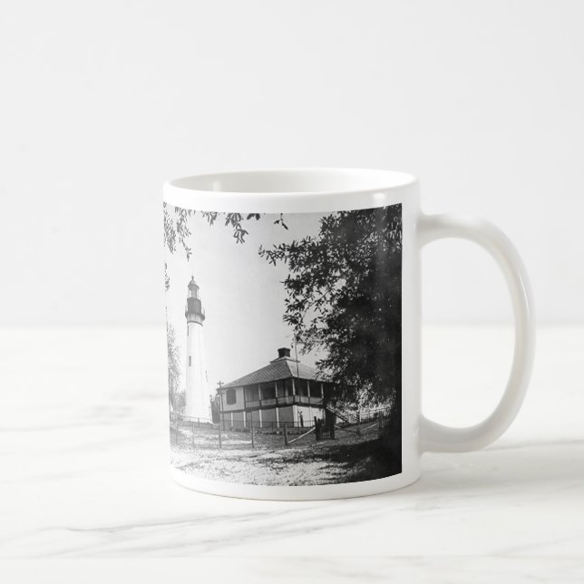 Caneca De Café Farol de Amelia Island (Direita)