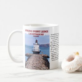Caneca De Café Farol de borda primavera, Maine Mug