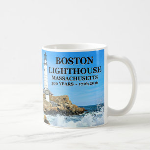 Caneca De Café Farol de Boston, Massachusetts