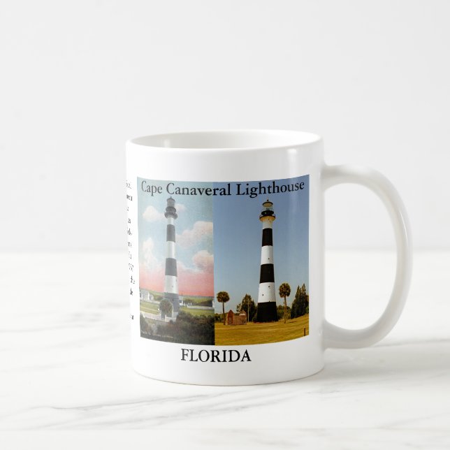 Caneca De Café Farol de Cabo Canaveral, Florida Mug (Direita)