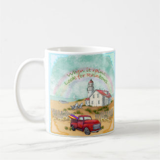Caneca De Café Farol de caminhão de praia