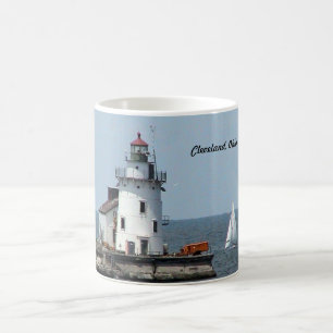 Caneca De Café Farol De Cleveland (Verão)Mug