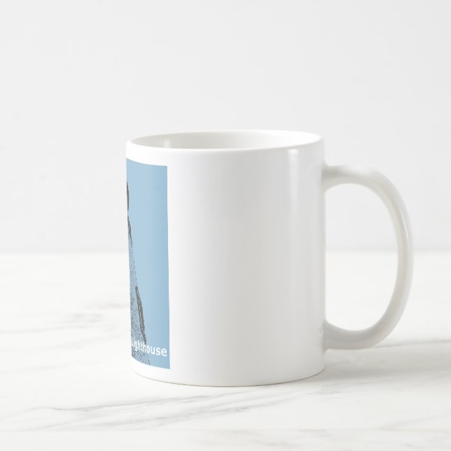 Caneca De Café Farol de Currituck (Direita)
