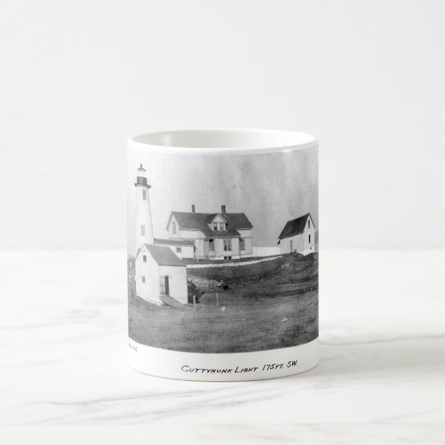 Caneca De Café Farol de Cuttyhunk (Centro)