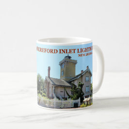Caneca De Café Farol de entrada de Hereford, New Jersey Mug