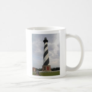 Caneca De Café Farol de Hatteras do cabo, bancos exteriores, NC