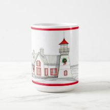 Farol de Natal 1 Café Mug 15 oz