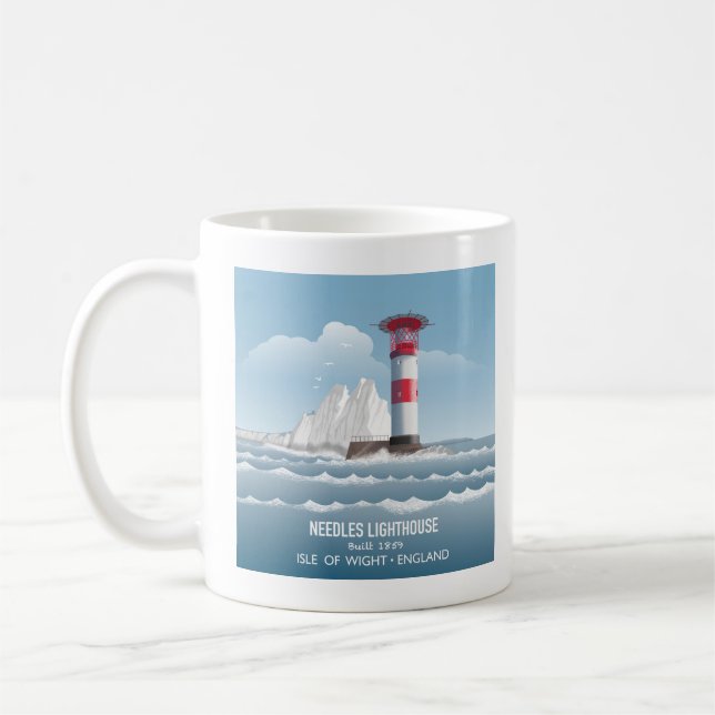 Caneca De Café Farol de Needles (Esquerda)