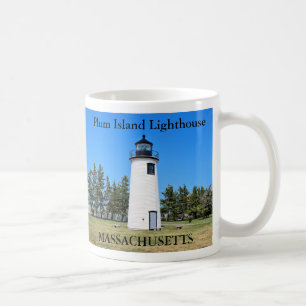Caneca De Café Farol de Plum Island, Massachusetts Mug