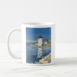 Caneca De Café Farol de ponto de grade