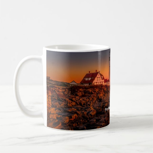 Caneca De Café Farol de Portland Head (Esquerda)