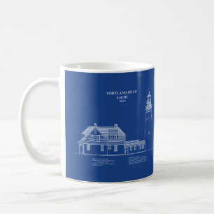 Caneca De Café Farol de Portland Head - Maine - AD