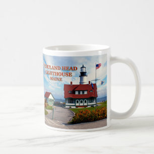 Caneca De Café Farol de Portland Head, Maine Mug