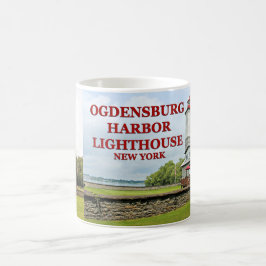 Caneca De Café Farol de Porto Ogdensburg, New York Mug
