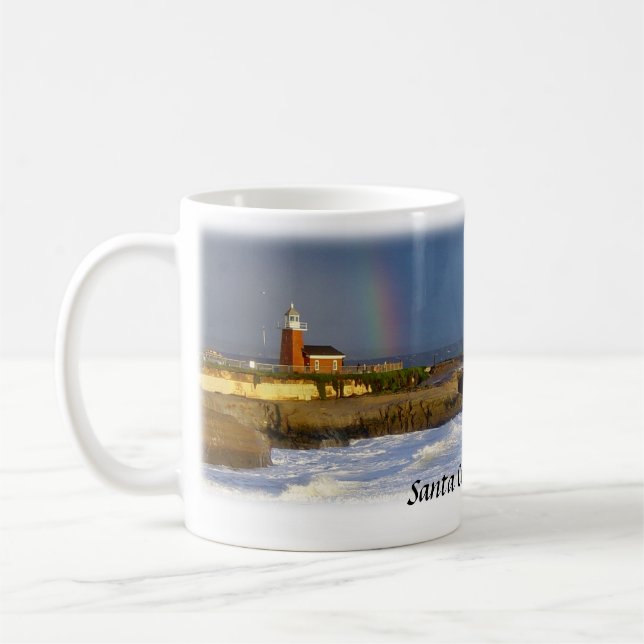 Caneca De Café Farol de Santa Cruz/caneca do arco-íris (Esquerda)