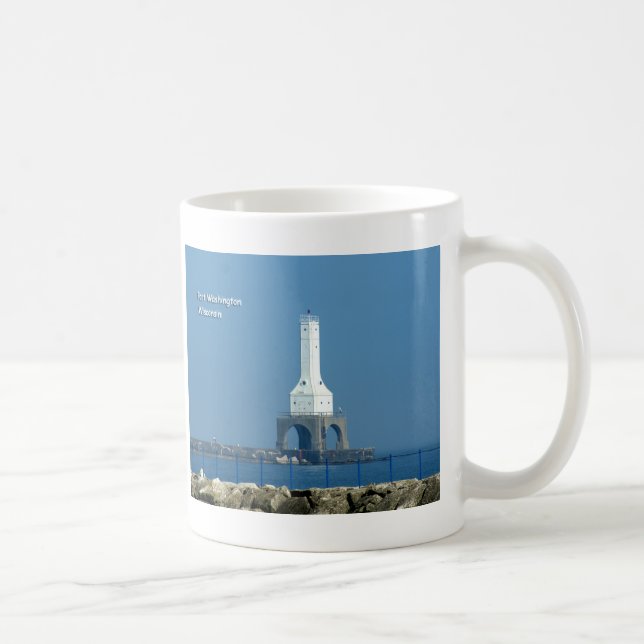 Caneca De Café Farol de Washington do porto (Direita)