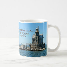 Caneca De Café Farol do banco de areia de Stratford, Connecticut