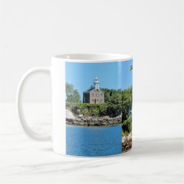 Caneca De Café Farol do Capitão-excelente Island, Connecticut Mug