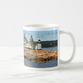 Caneca De Café Farol do Porto de inverno, Maine