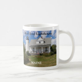 Caneca De Café Farol Dyce Head, Maine Mug