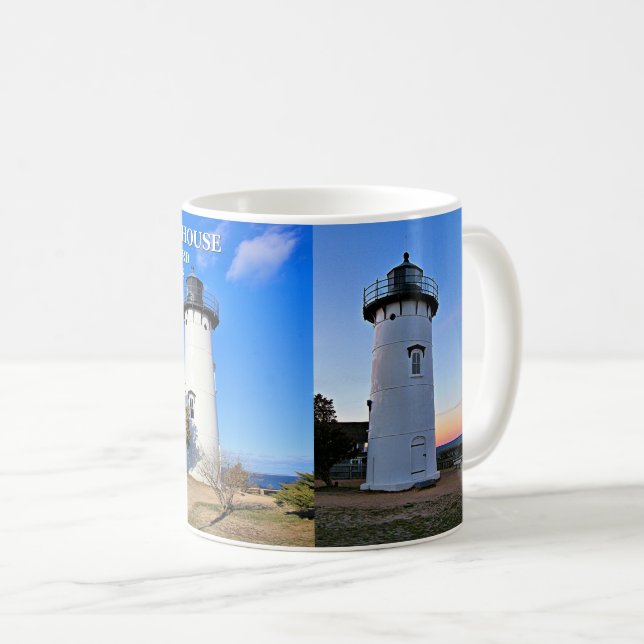 Caneca De Café Farol East Chop, Massachusetts Mug (Frente Esquerda)