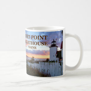 Caneca De Café Farol Fort Point, Maine Mug