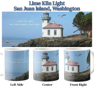 Caneca De Café Farol Lime Kiln Ilha de San Juan Washington