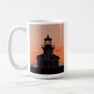 Caneca De Café Farol Mendocino Sunset