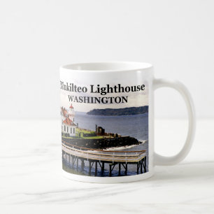 Caneca De Café Farol Mukilteo, Washington Mug #2