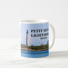 Caneca De Café Farol Petit Manan, Maine Mug