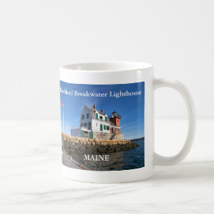 Caneca De Café Farol Rockland, Maine Mug