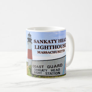 Caneca De Café Farol Sankaty Head, MÃE Nantucket