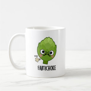 Caneca De Café Fartichoke Funny Farting Artichoke Pun