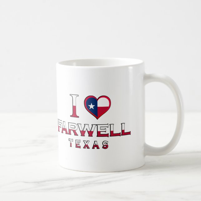 Caneca De Café Farwell, Texas (Direita)