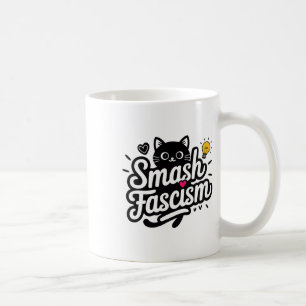 Caneca De Café Fascismo Esmagador Resistiu Ao Fascismo Para As Mu