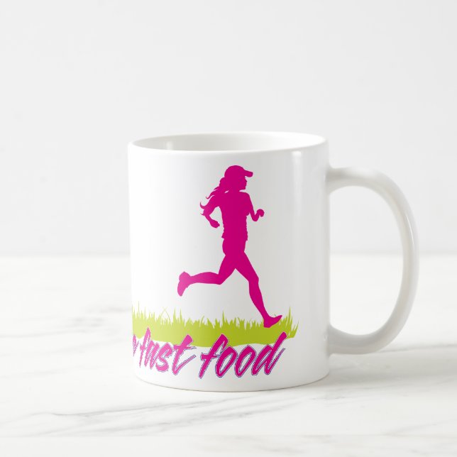 Caneca De Café Fast food do ódio dos zombis (meninas) (Direita)