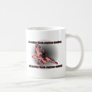 Caneca De Café Faster Cuter - Moto Cross Moto Mug