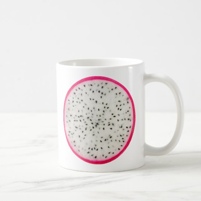 Caneca De Café Fatia de fruta de dragão (Direita)