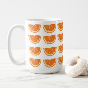 Caneca De Café Fatia de Fruta Laranja