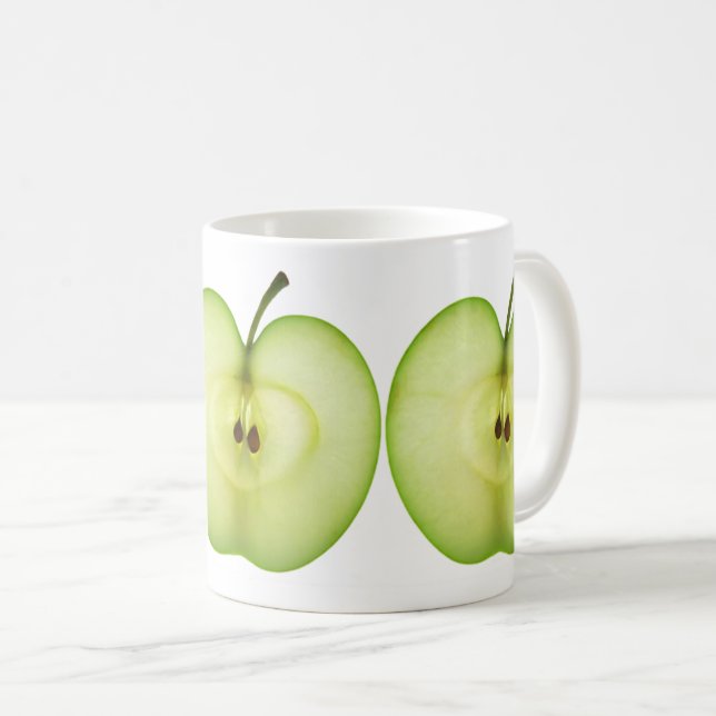 Caneca de Café - Fatia de Maçã (Frente Esquerda)