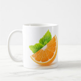 Caneca De Café Fatia laranja